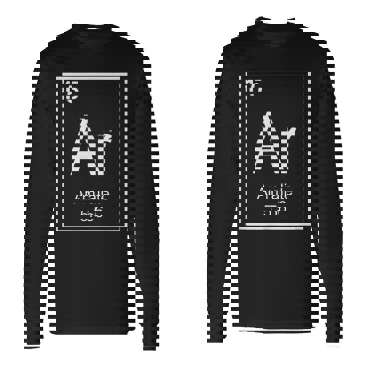 Armalite Ar-15 元素周期表 長袖Tシャツ
