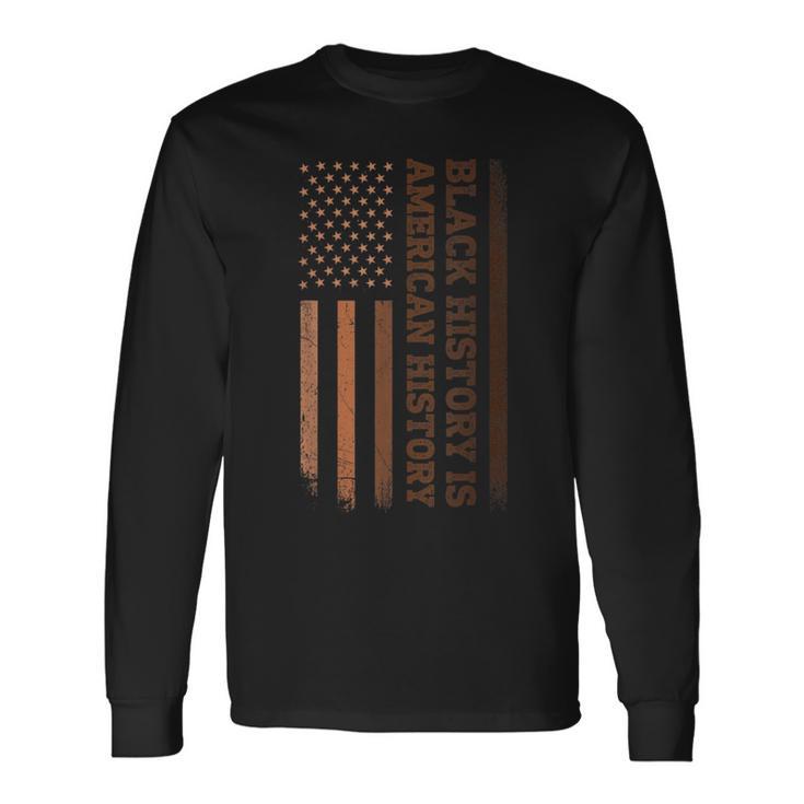 Mixed Unapologetically Proud Black Pride History Long Sleeve T