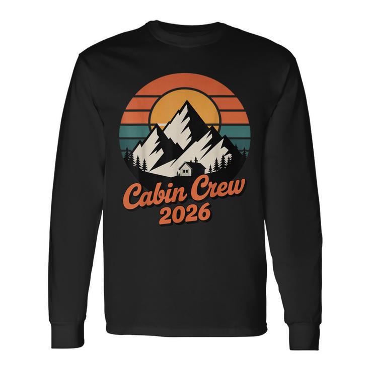 Cabin Crew 2026 Mountain Vacation Family Matching Group Long Sleeve T-Shirt
