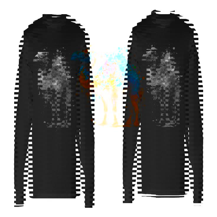 Camel Africa Safari Animal Favorite Animal Fan Camel Long Sleeve T-Shirt