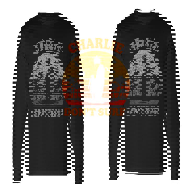 Charlie Does Noturf In The Militaryietnam War 長袖Tシャツ