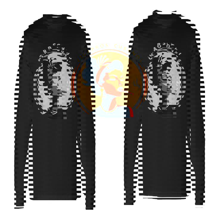 Cigarros Cubanos キューバ 葉巻 長袖Tシャツ