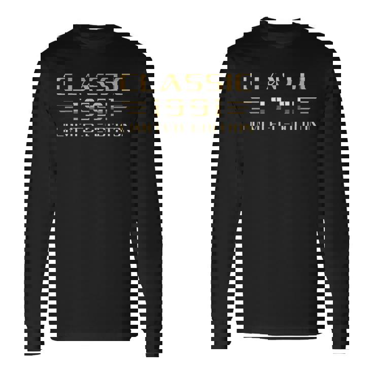 Classic 1991 ヴィンテージカー誕生35周年 長袖Tシャツ