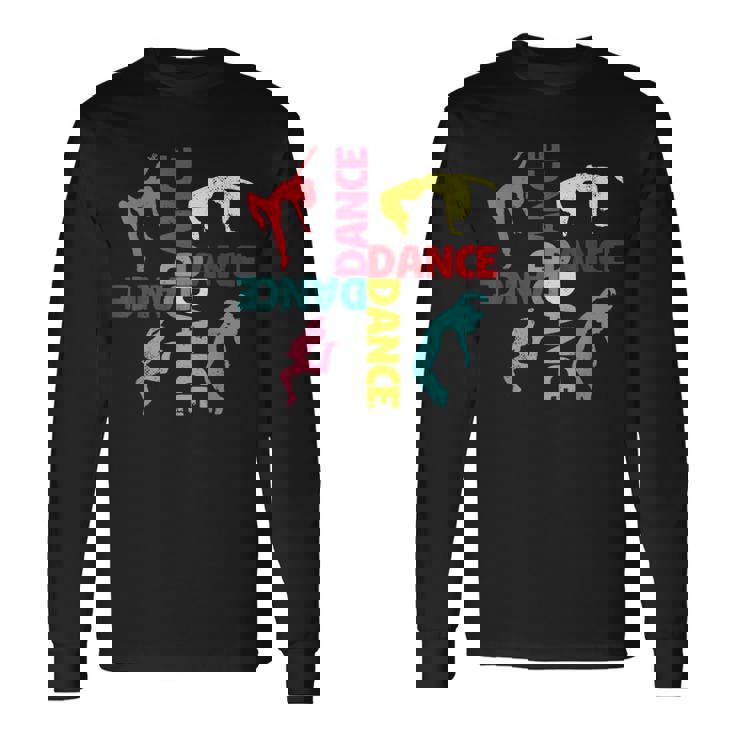 Cool Dance メンズ レディース ガールズ 社交 リリカル ヒップホップ ダンス 長袖Tシャツ