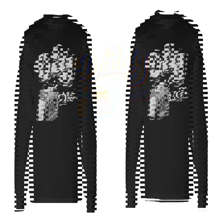 Daddy 2025 Prima Festa Del Papà Nuovo Papà Maglietta a maniche lunghe