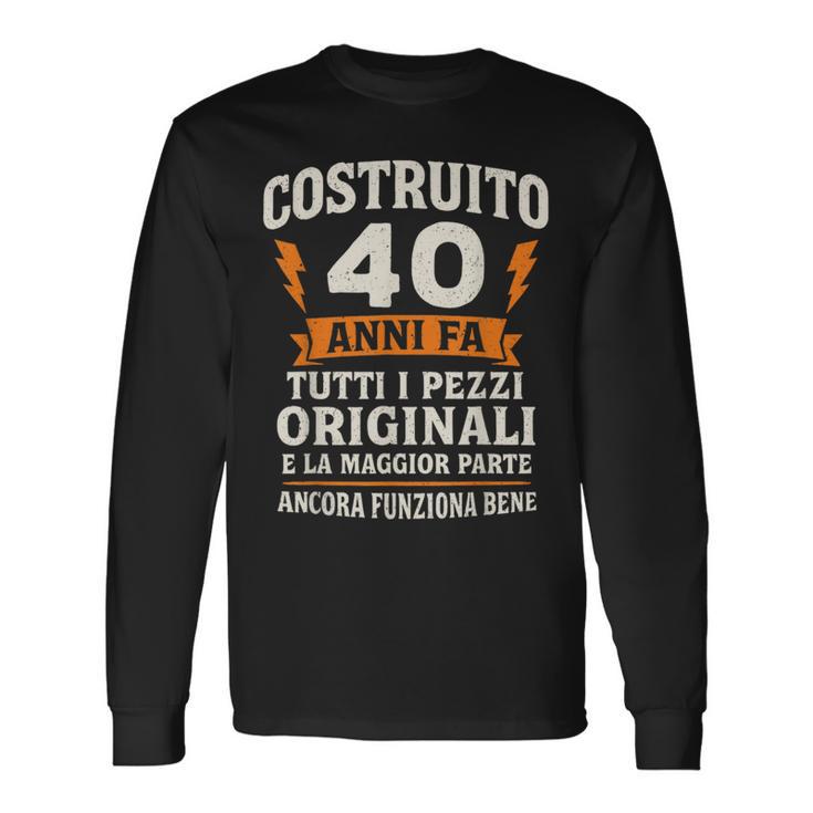 T-shirt MAGLIETTA 40 ANNI COMPLEANNO 1985 fashion moda Idea