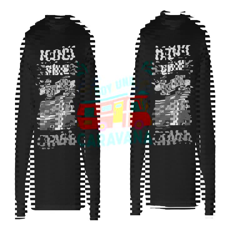 Divertido Campista Camiseta de manga larga