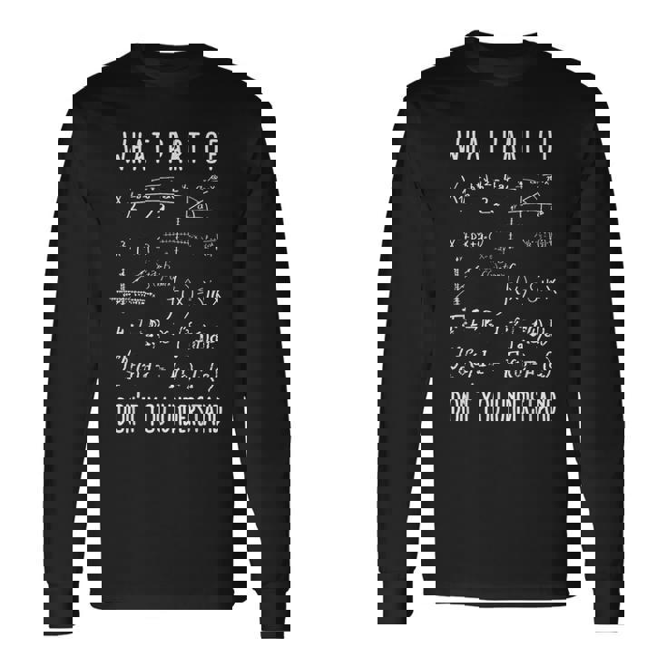 Divertido Día De Matemáticas Pi Profesor De Matemáticas Nerd Camiseta de manga larga