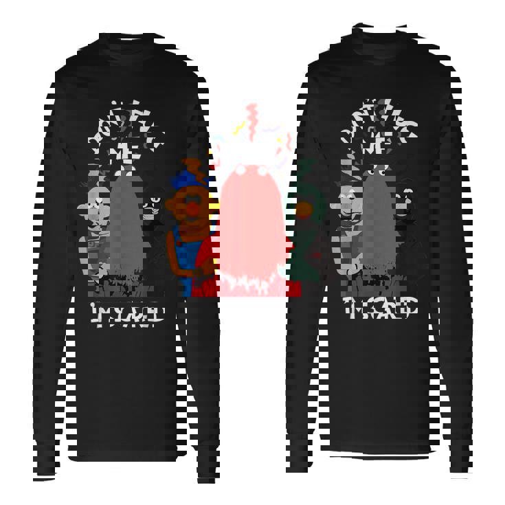 Don't Hug Me I'mcareds 面白い言葉 皮肉 長袖Tシャツ