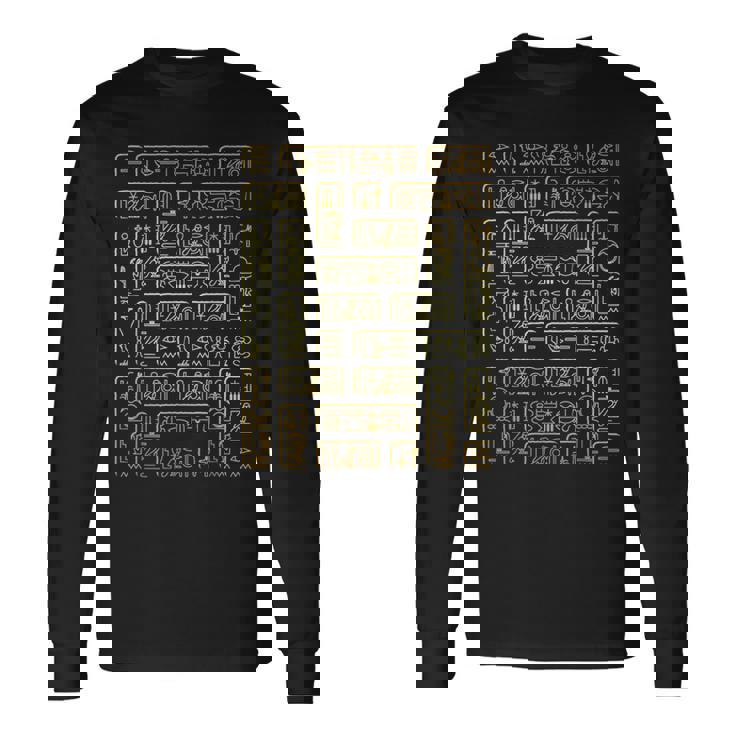 Egyptian Hieroglyphs Ancient Egypt Camiseta de manga larga