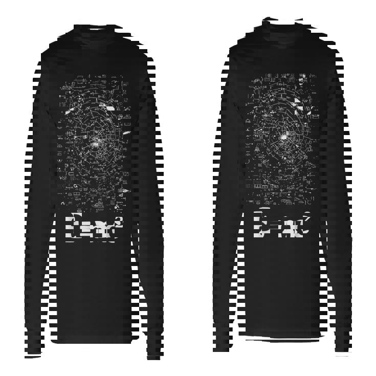 EMc2 方程式 物理学 相対性理論 数学 数学 長袖Tシャツ