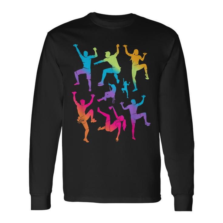 Escalada Montañas Escaladores Niños Niños Niñas Boulder Camiseta de manga larga