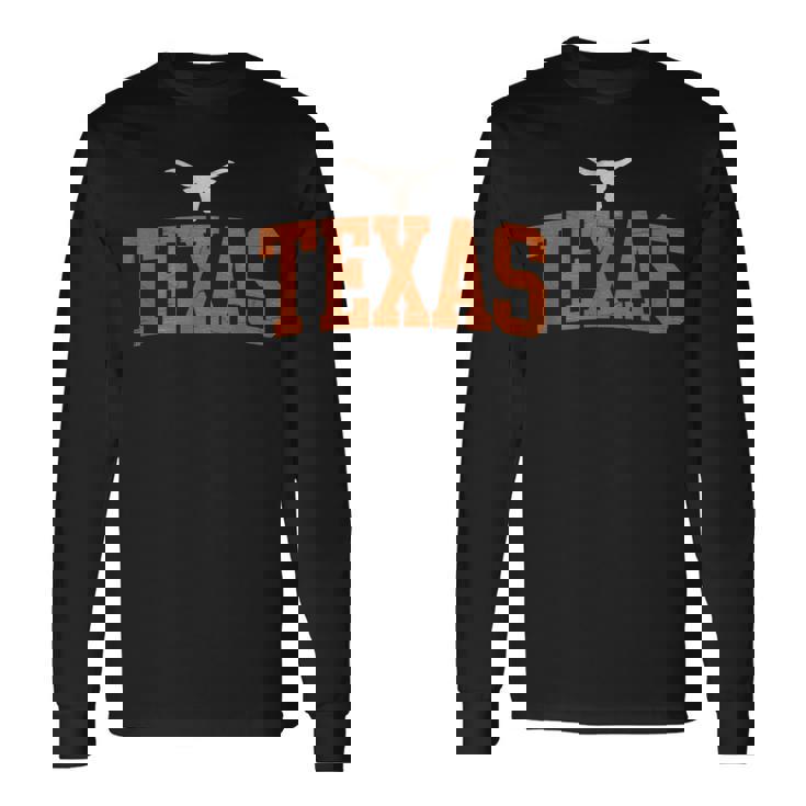 Fierté De L'état Du Texas Longhorn T-shirt à manches longues
