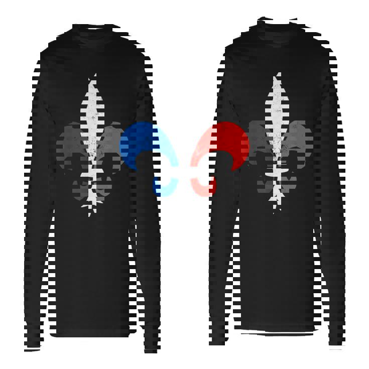 Fleur De Lysymbole De La France T-shirt à manches longues