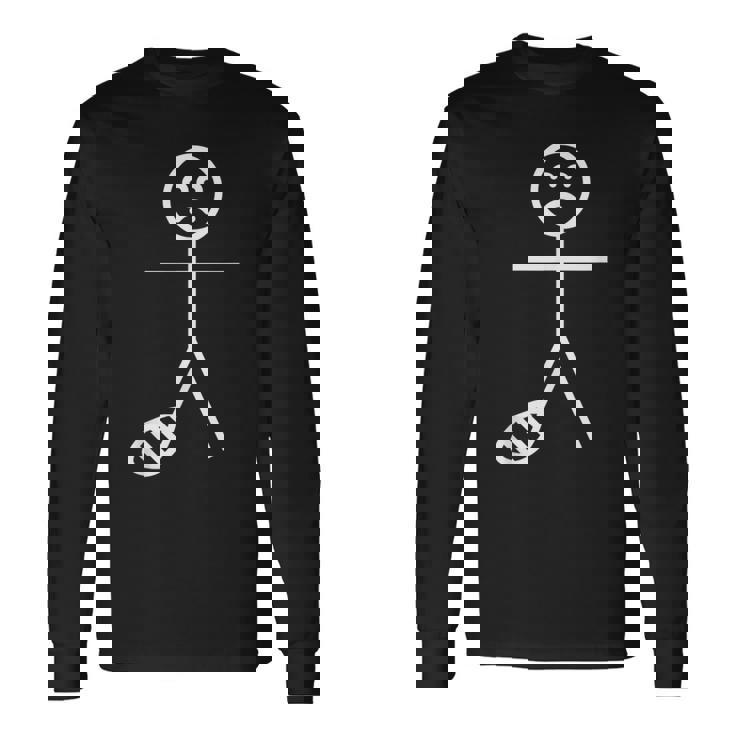 Broken Foot Fracture & Broken Toe 長袖Tシャツ