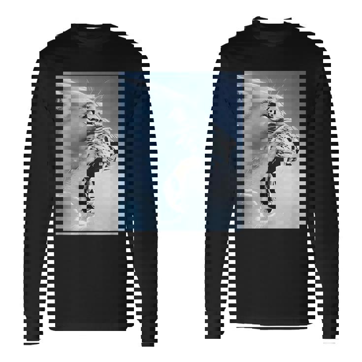 Lion Monkey Meme Ragebait Meme Brain Red Gen Alpha Meme Long Sleeve T-Shirt Gifts ideas