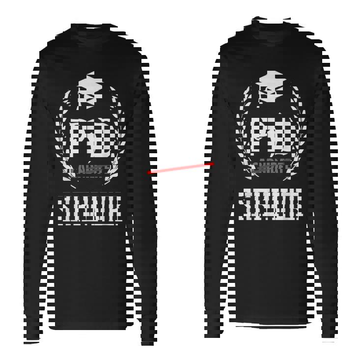Phdurvivor T For Graduationtudent 長袖Tシャツ