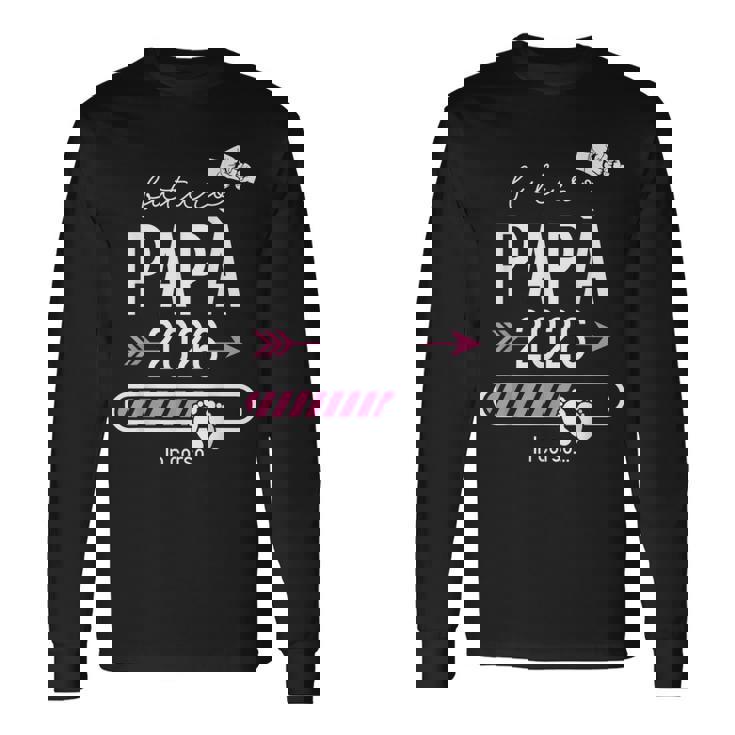 Futuro Papa 2026 Papà 2026 Caricamento Papà 2026 Maglietta a maniche lunghe