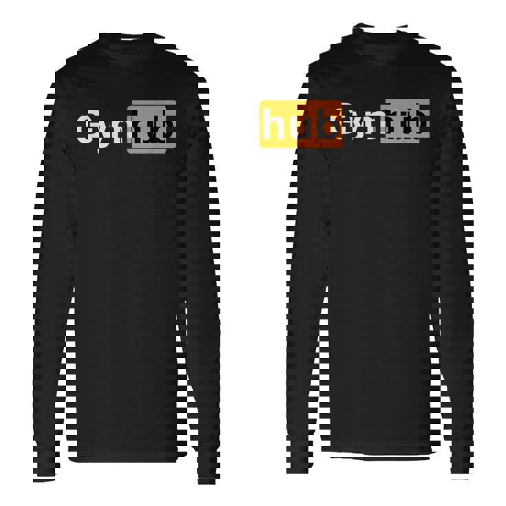 Gymhub 面白い ワークアウト フィットネス モチベーション ジム 長袖Tシャツ