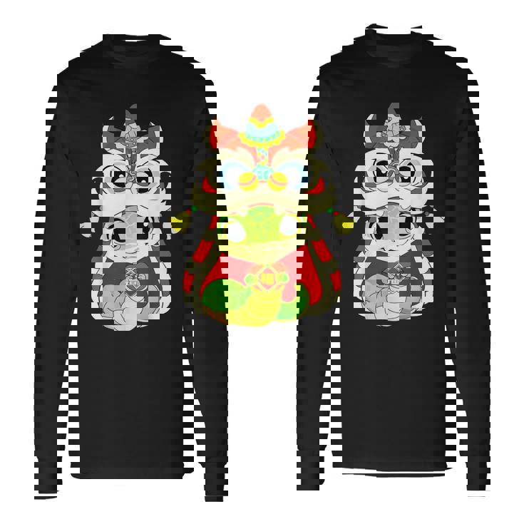 Happy Lunar Chinese New Year 2025 Cute Babynake Dragon 長袖Tシャツ