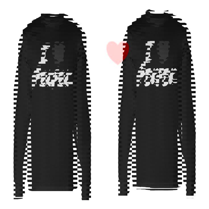 I Heart 愛 Pekpek フィリピンタガログ語 フィリピン フィリピン人 長袖tシャツ 長袖Tシャツ