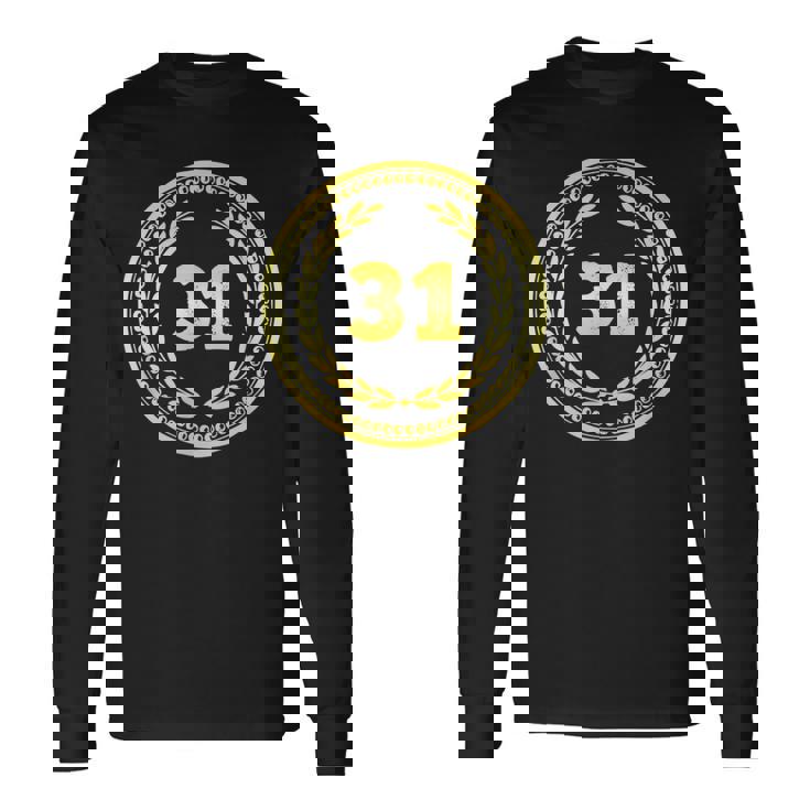 Hombreintage 31 Cumpleaños 31 Años Regalos Hombres 31 Cumpleaños Camiseta de manga larga