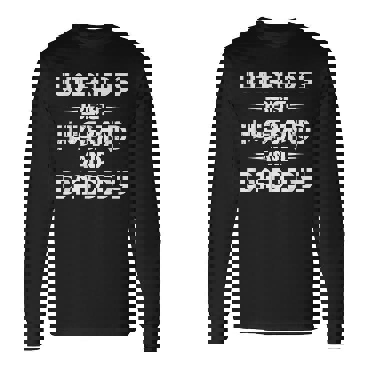 Il Miglior Marito E Papà Del Mondo E Un Bellissimo Gr Maglietta a maniche lunghe