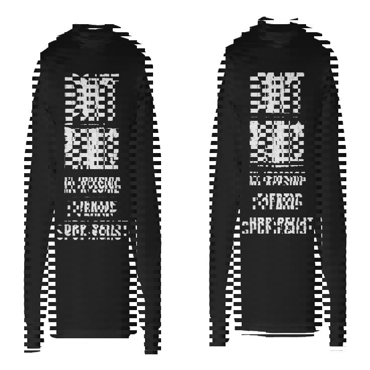 It運用サポートスペシャリスト 長袖Tシャツ