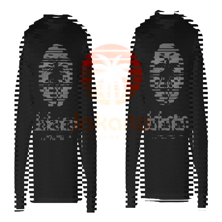 Jakarta インドネシア ジャカルタ 長袖Tシャツ