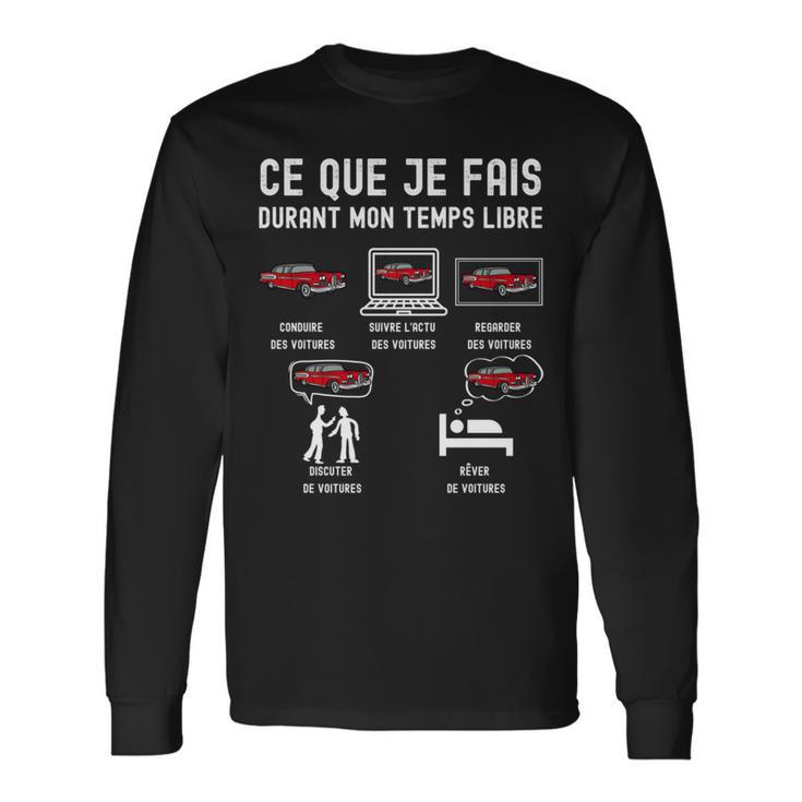 J'peux Pas J'aioiture Homme Passionoiture Humour Cadeau Manche Longue T-shirt à manches longues