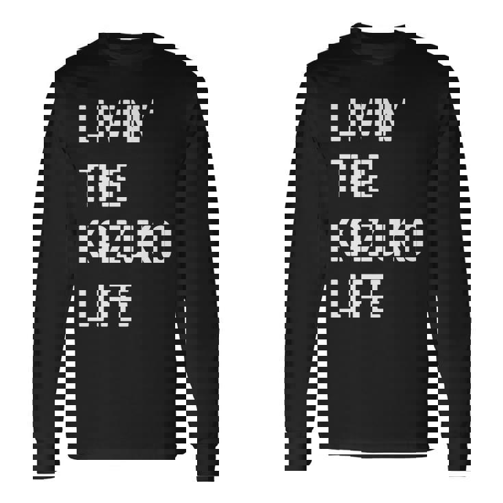 Kazuko の人生を生きている Kazuko 長袖tシャツ 長袖Tシャツ