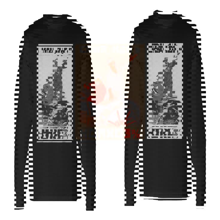 Kolkhoz 3 ビバベラルーシ！ 反ルカシェンコ 長袖Tシャツ