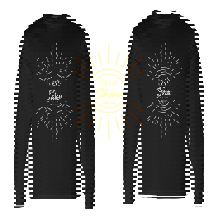 Let Ithine – Matthew 5 長袖Tシャツ