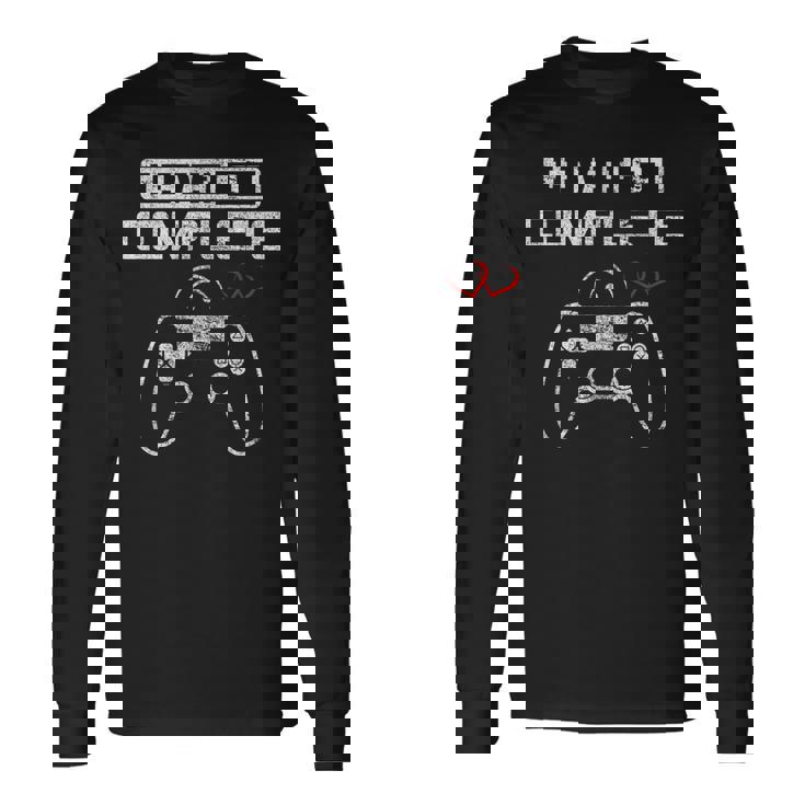 Level 1 完全 1St Wedding Anniversary First Year Him Her 長袖Tシャツ