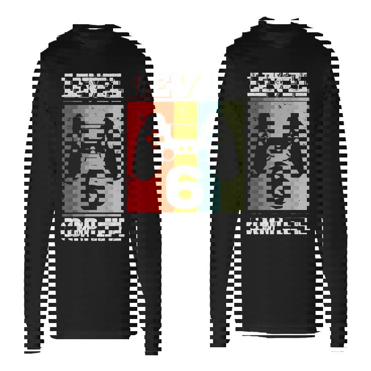 Level 6 6年目の結婚記念日のギフトに最適 長袖Tシャツ