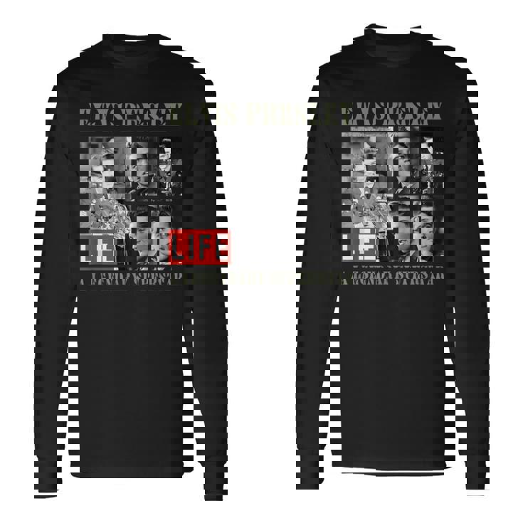 Life Picture Collection エルヴィス プレスリー（1） 長袖Tシャツ ギフトのアイデア