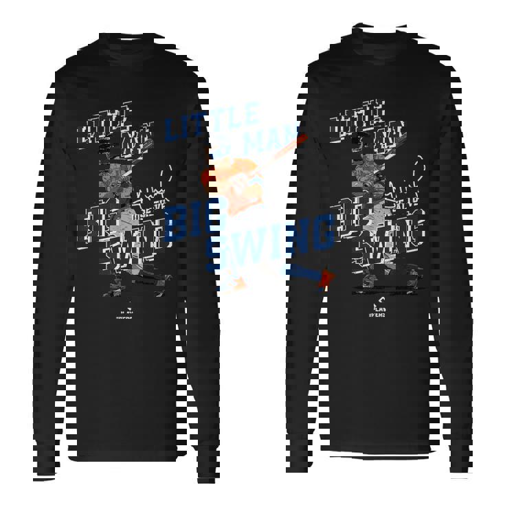 Little Man Bigwing Jose Altuve Houston Mlbpa 長袖Tシャツ