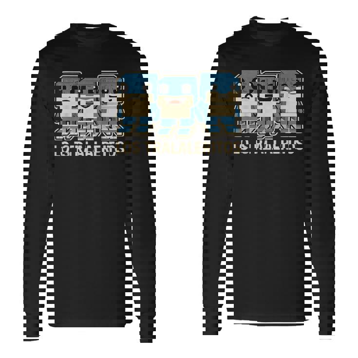 Los Traleritos Gen Alpha イタリアブレインロットゲームミーム 長袖Tシャツ
