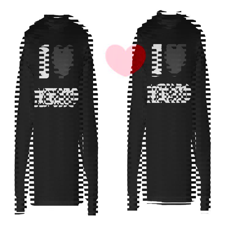 I Love Minato ミナトが大好きです 長袖Tシャツ