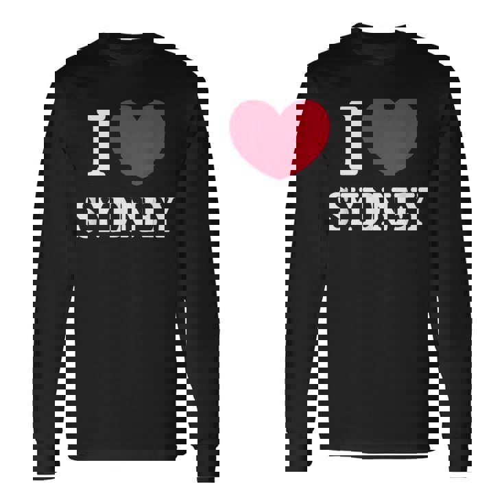 I Loveydney シドニーが大好き 長袖Tシャツ