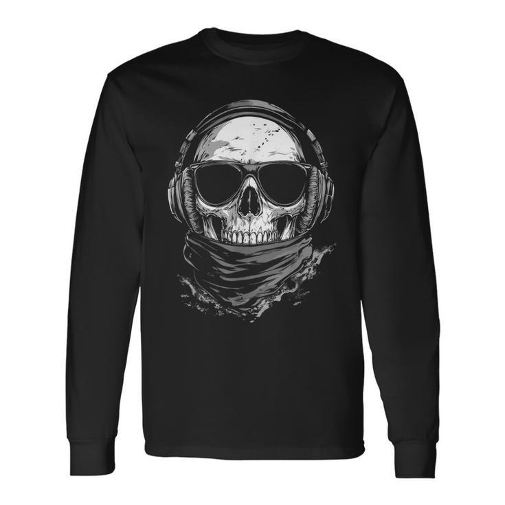 Lunettes Deoleil Motif Tête De Mort T-shirt à manches longues