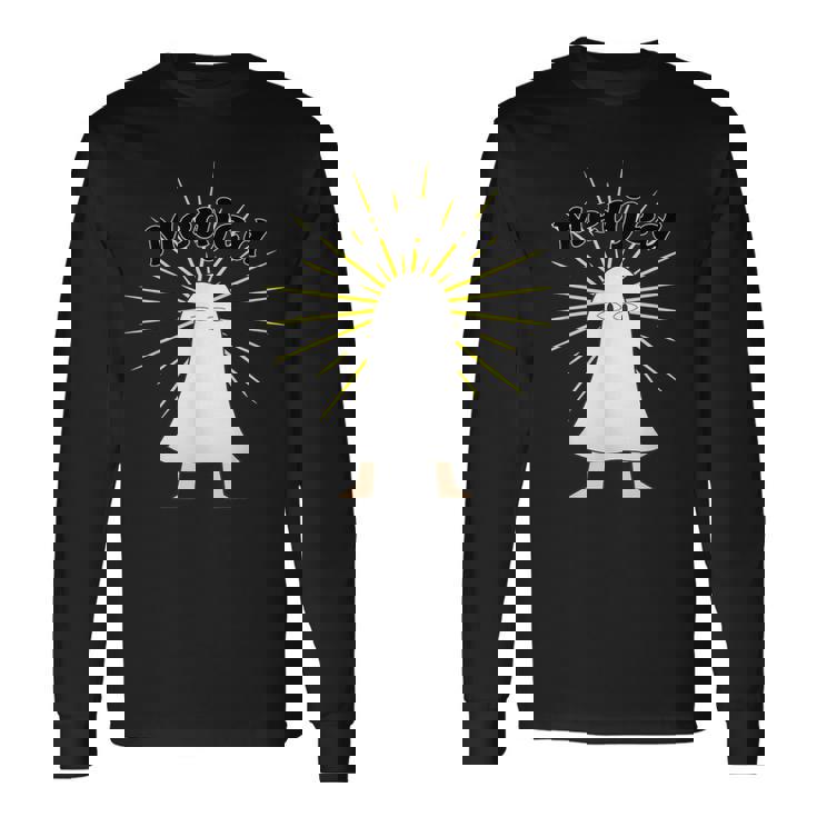 Medjed キュート エジプト メジェド 長袖Tシャツ