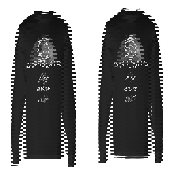 Nasa アルテミス計画 月とその先へ 長袖Tシャツ