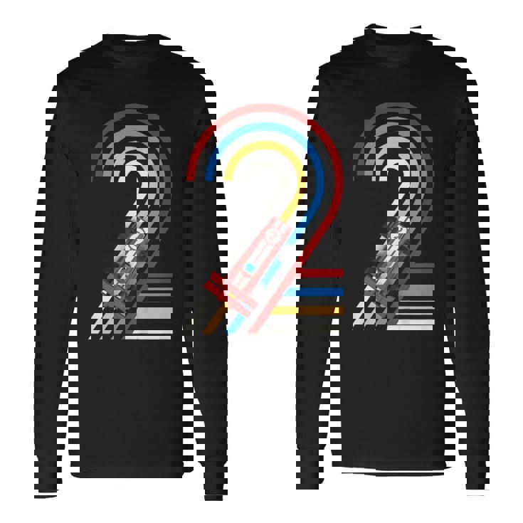 Niños 2 Años Coche De Carreras Para Niño Delegundo Cumpleaños Camiseta de manga larga