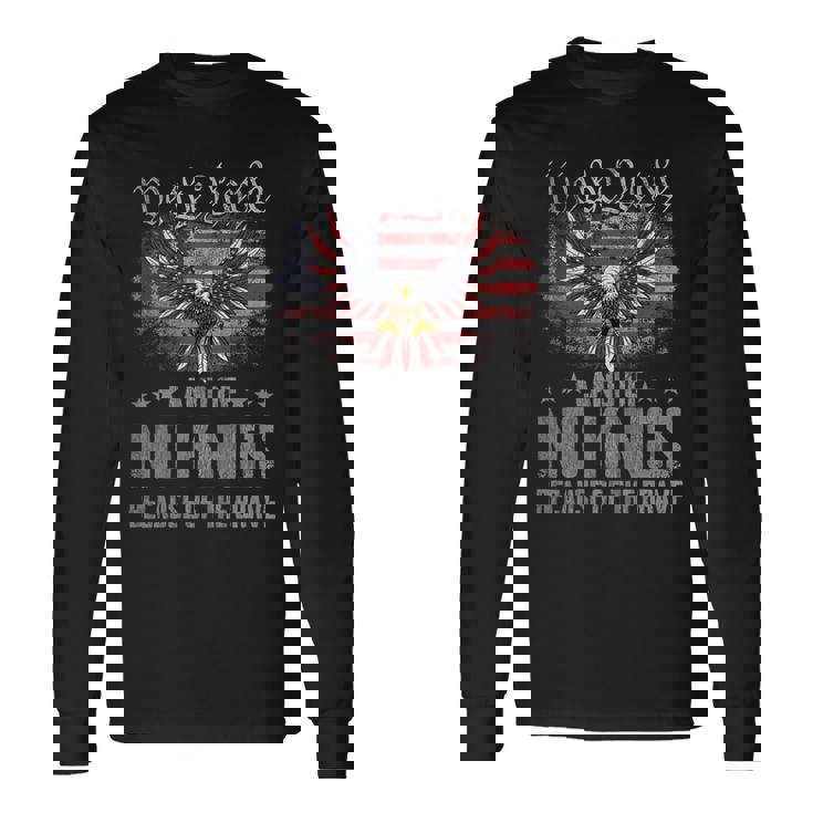 No Kings America Vintage Flag No Kings Day Long Sleeve T-Shirt