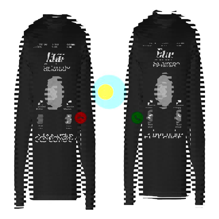 Palau Is Calling And Gotta Go パラオシャツ 長袖Tシャツ