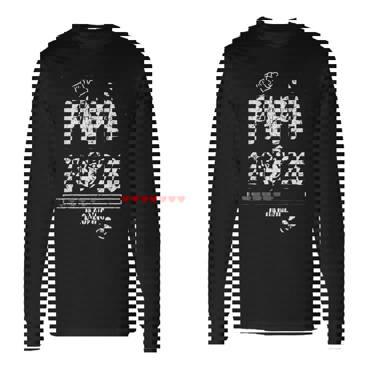 Papà 2026 Loading Annuncio Gravidanza Uomo Futuro Papà Maglietta a maniche lunghe