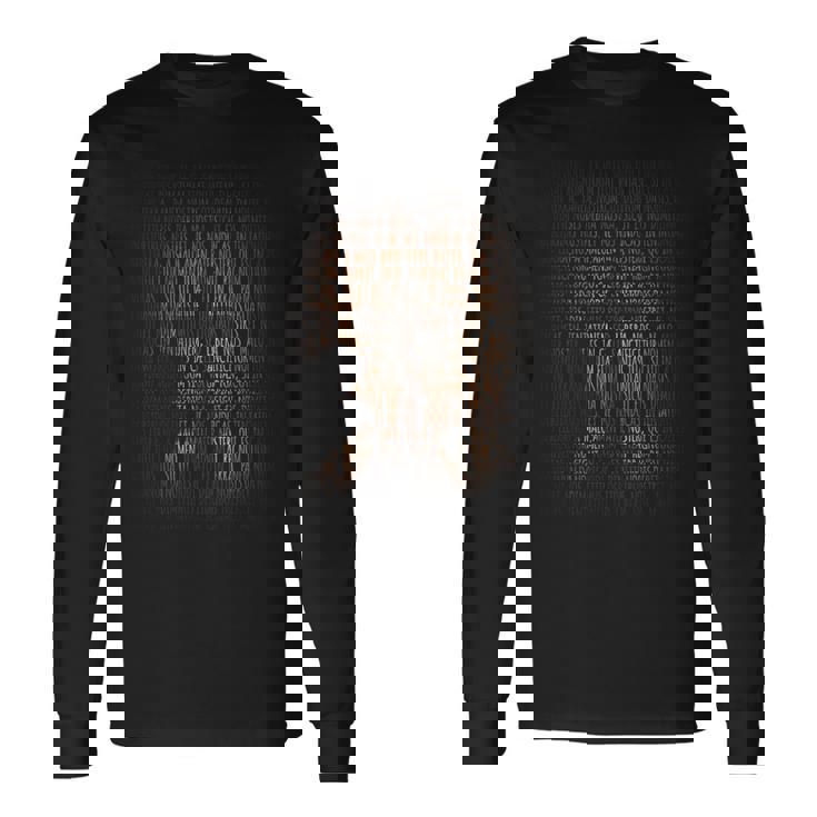 Pater Noster ラテンキリスト教 祈り インスピレーション 長袖Tシャツ