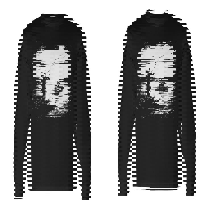 Pêche Graphic Angler T-shirt à manches longues