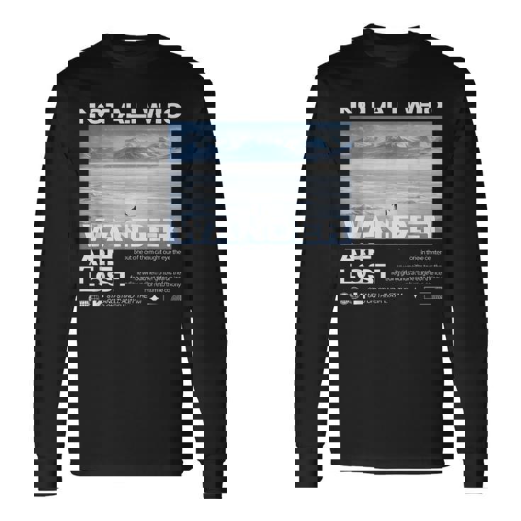 Penguin Mountain But Why Meme Long Sleeve T-Shirt